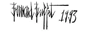 Bernard Buffet Signature